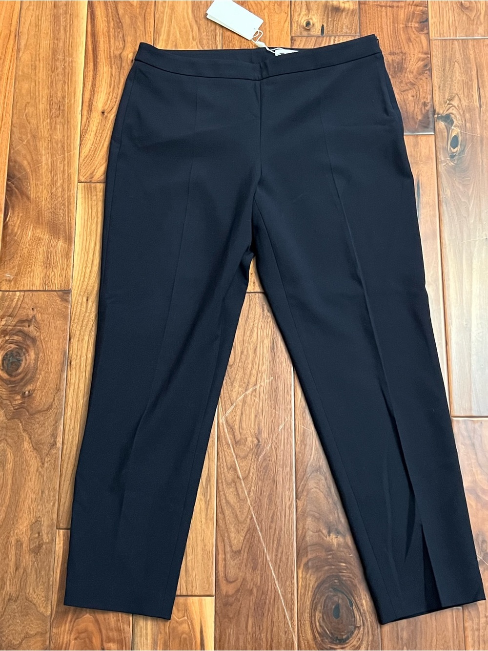 Hugo Boss Women's Tailored Straight-Leg Trousers with side zip
